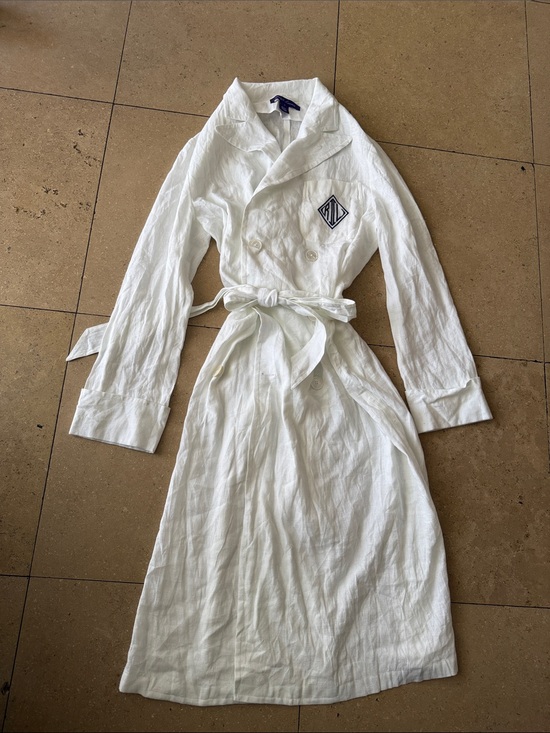 Ralph Lauren Purple Label Jackets & Blazers - Ralph Lauren Purple Label Cream Trench Coat